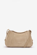 The Nina Baguette — Latte Suede